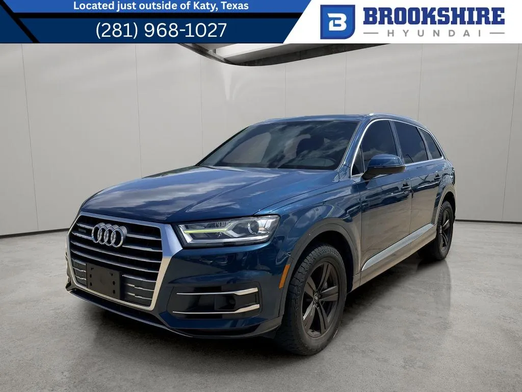 Blue 2018 Audi Q7 Premium Plus for sale in Irving, TX
