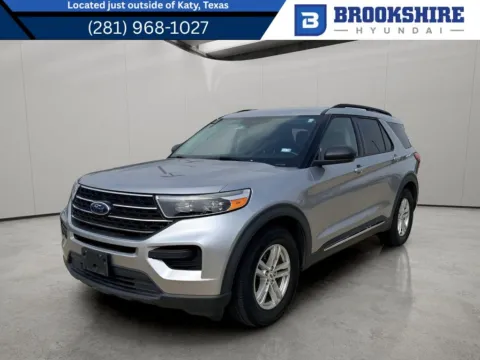 Silver 2021 Ford Explorer XLT for sale in Irving, TX