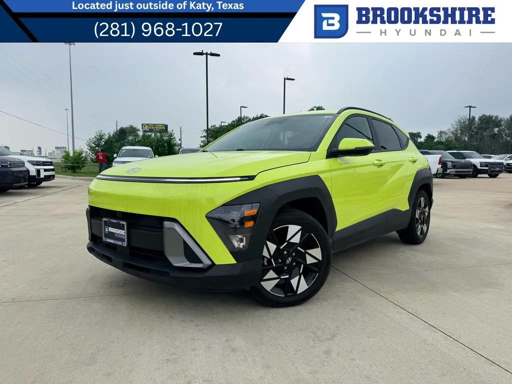 Yellow 2024 Hyundai Kona SEL for sale in Irving, TX