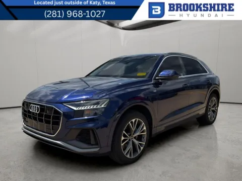 Blue 2021 Audi Q8 Premium Plus for sale in Irving, TX