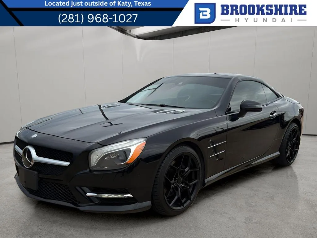Black 2016 Mercedes-Benz SL-Class SL400 for sale in Irving, TX