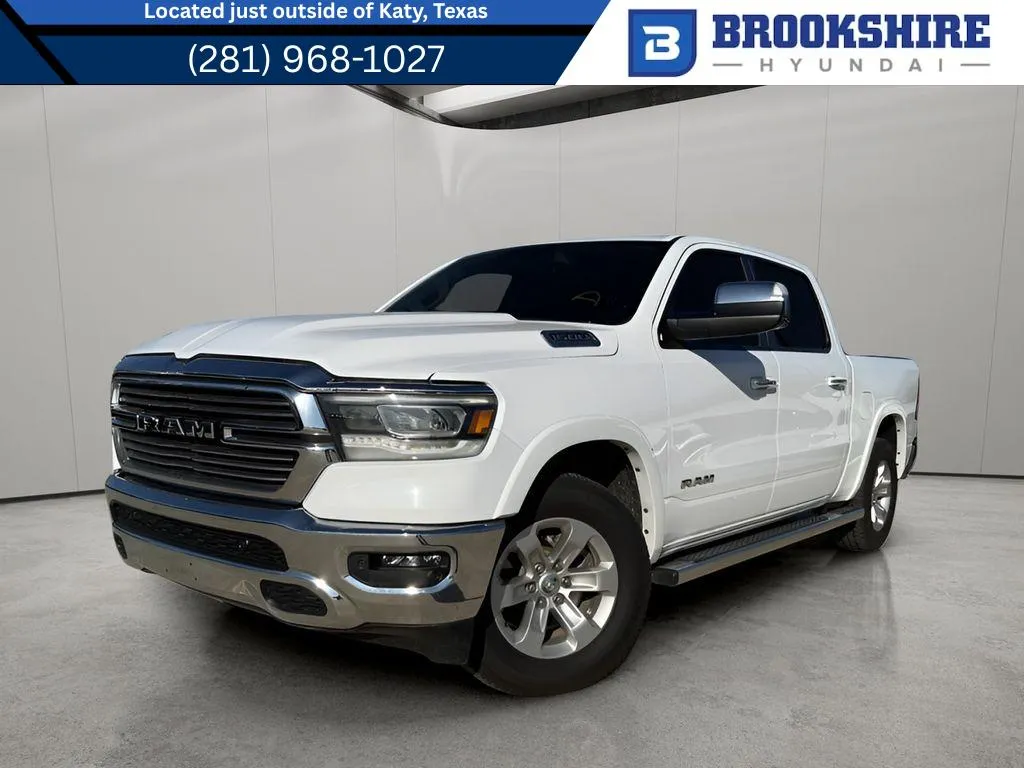 White 2022 Ram 1500 Laramie for sale in Irving, TX