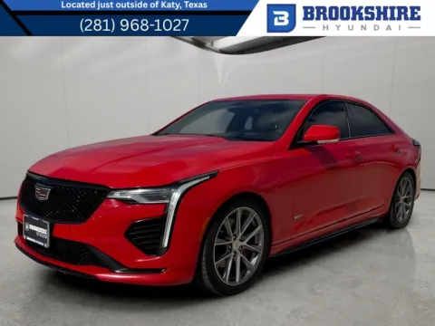 Red 2021 Cadillac CT4 V-Series for sale in Irving, TX