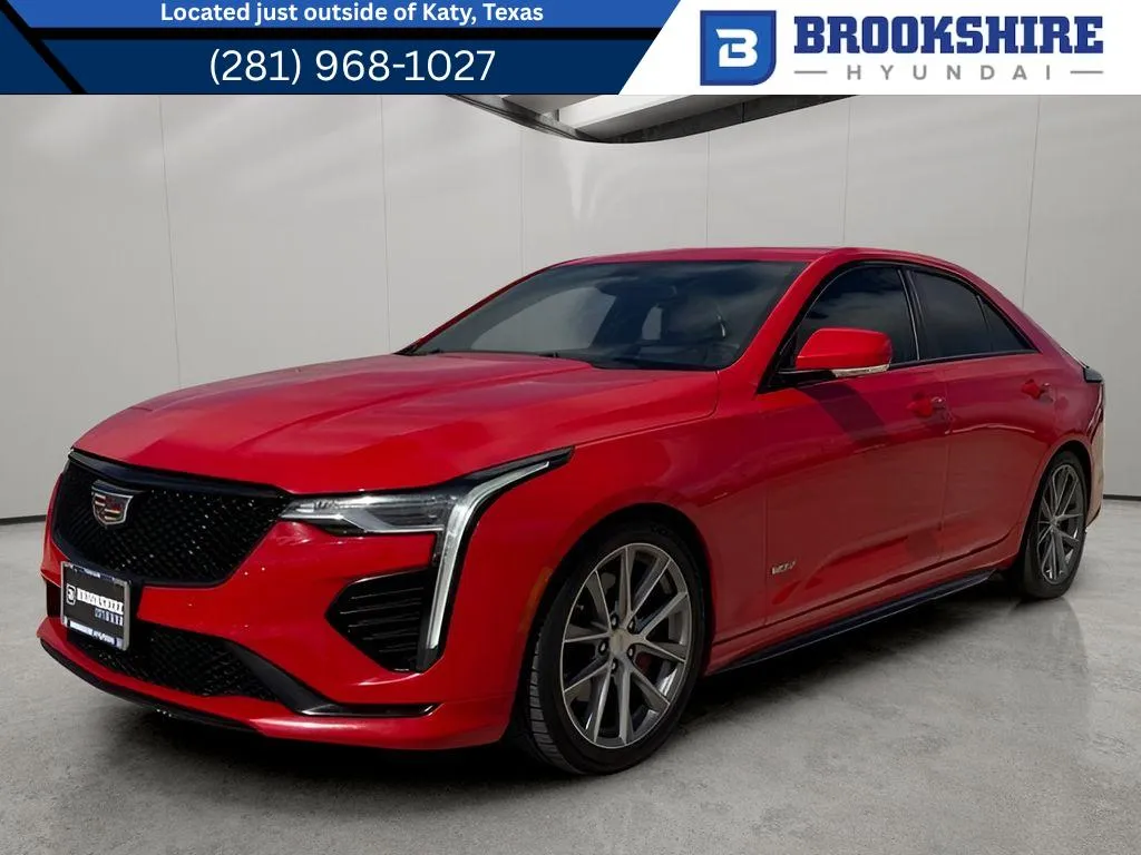 Red 2021 Cadillac CT4 V-Series for sale in Irving, TX