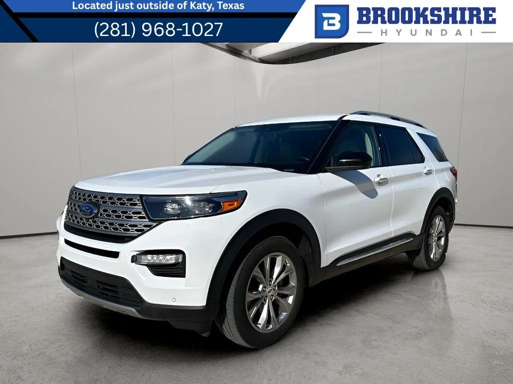 White 2023 Ford Explorer Limited for sale in Irving, TX
