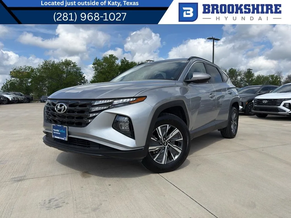 Silver 2024 Hyundai Tucson Hybrid Blue for sale in Irving, TX