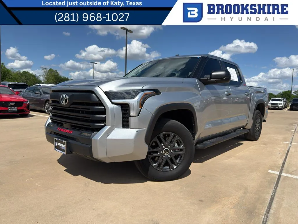 Silver 2024 Toyota Tundra SR5 for sale in Irving, TX