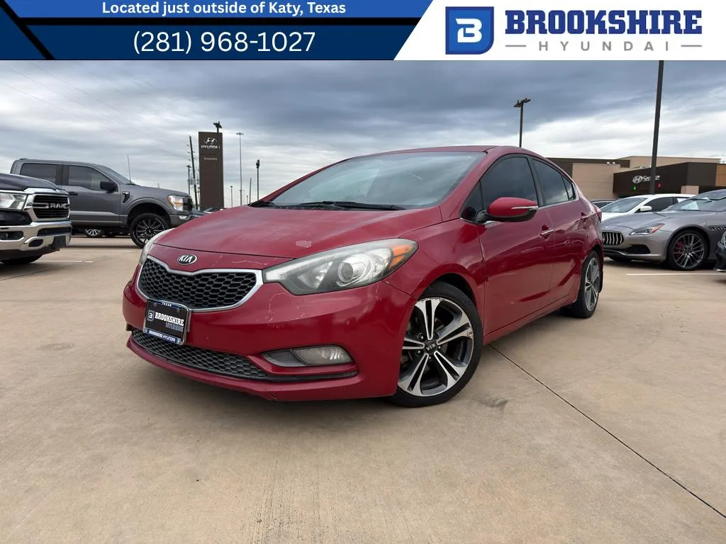 Red 2015 Kia Forte EX for sale in Irving, TX