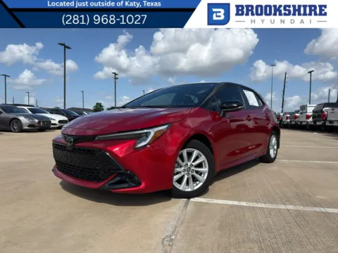 Black 2025 Toyota Corolla Hatchback SE for sale in Irving, TX