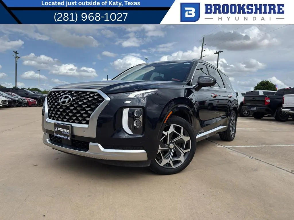 Blue 2021 Hyundai Palisade Calligraphy for sale in Irving, TX