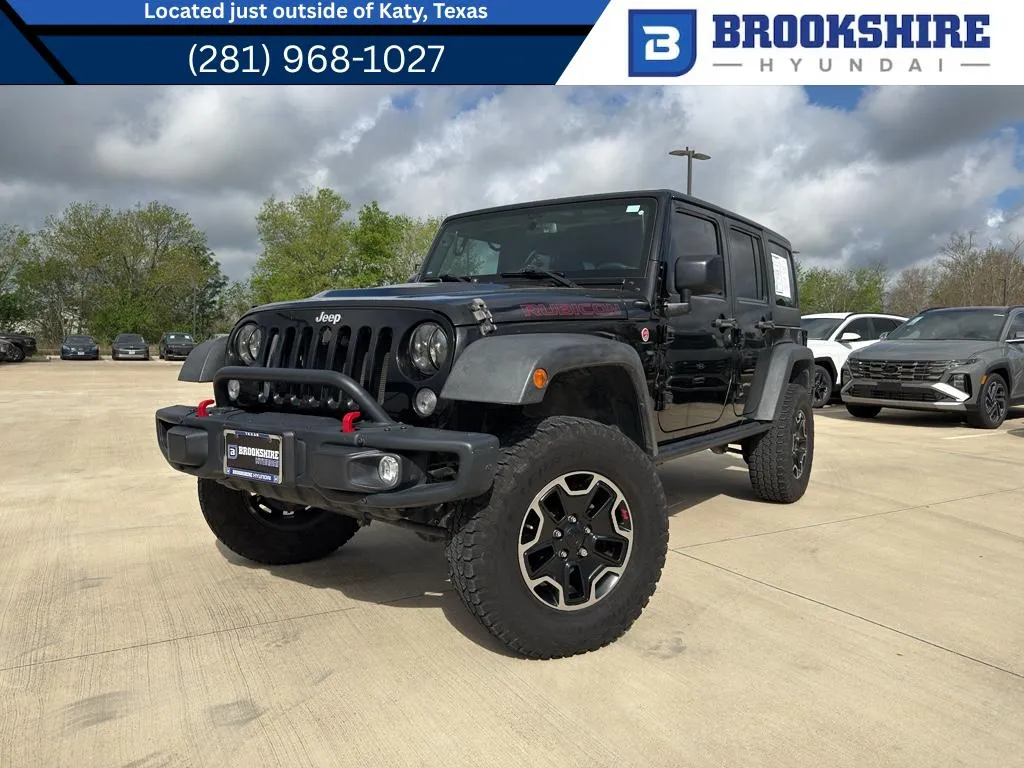 Black 2015 Jeep Wrangler Rubicon Hard Rock for sale in Irving, TX