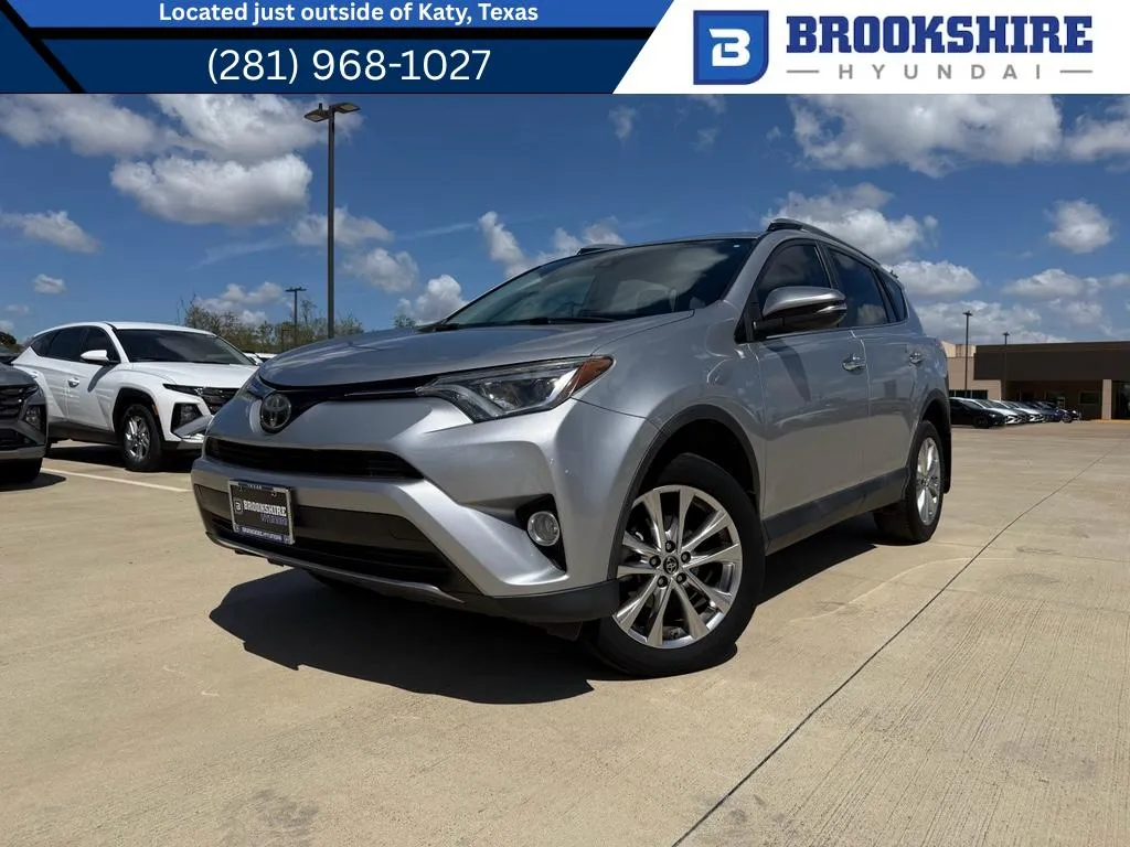 Silver 2018 Toyota RAV4 Limited for sale in Irving, TX