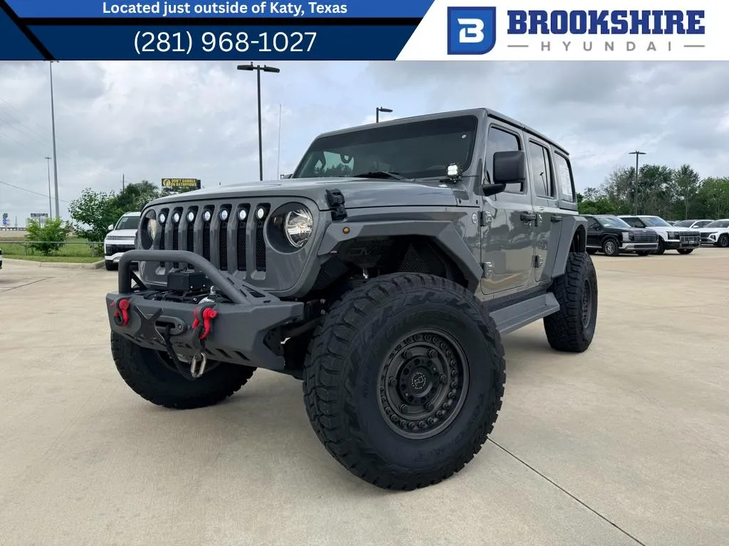 Gray 2018 Jeep Wrangler Sport S for sale in Irving, TX