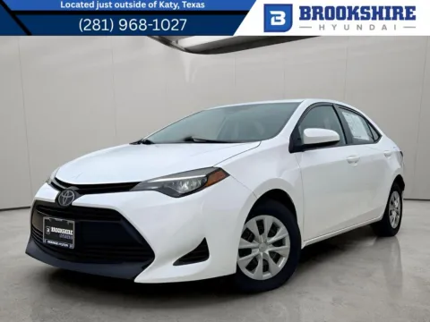 White 2019 Toyota Corolla L for sale in Irving, TX