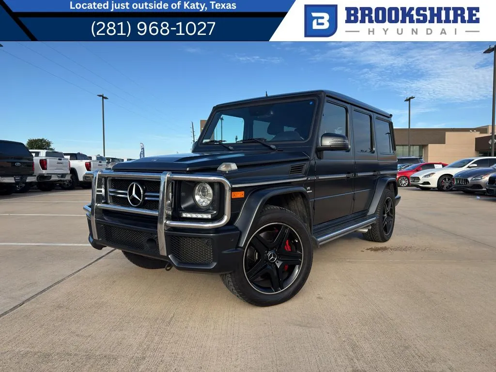 Black 2016 Mercedes-Benz G-Class G63 AMG for sale in Irving, TX