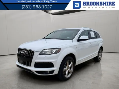 White 2013 Audi Q7 3.0T S line Prestige for sale in Irving, TX