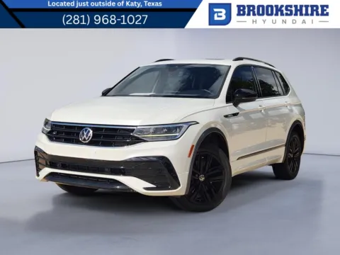 White 2022 Volkswagen Tiguan SE R-Line Black for sale in Irving, TX
