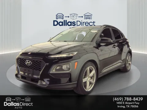 Black 2019 Hyundai Kona Ultimate for sale in Irving, TX