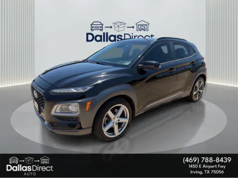 Black 2019 Hyundai Kona Ultimate for sale in Irving, TX