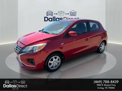 Red 2022 Mitsubishi Mirage ES for sale in Irving, TX