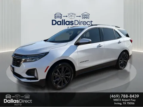 White 2022 Chevrolet Equinox RS for sale in Irving, TX