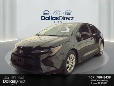 Black 2022 Toyota Corolla LE for sale in Irving, TX
