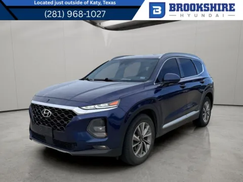 Blue 2020 Hyundai Santa Fe SEL for sale in Irving, TX
