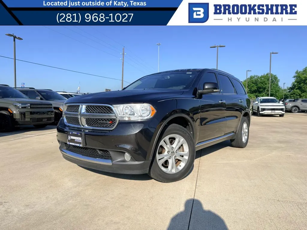 Black 2013 Dodge Durango Crew for sale in Irving, TX
