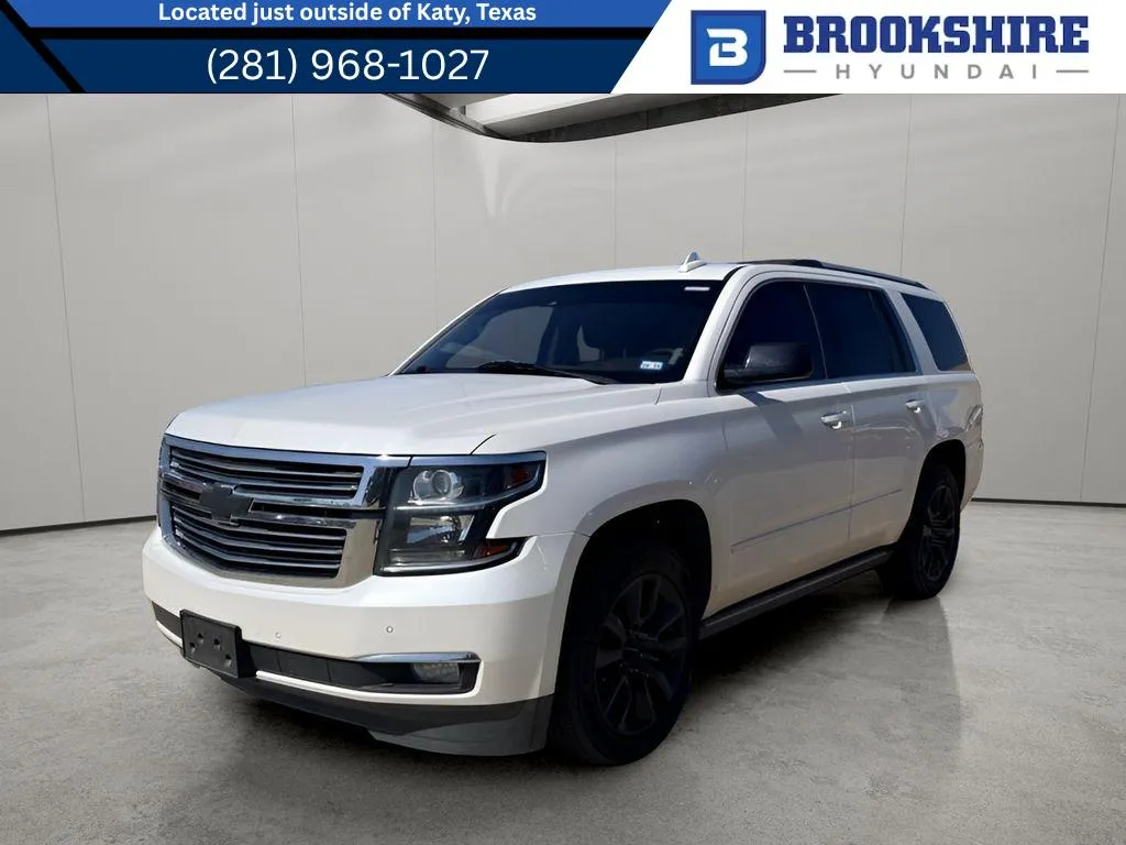 White 2016 Chevrolet Tahoe LTZ for sale in Irving, TX