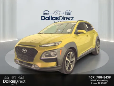 Green 2019 Hyundai Kona Ultimate for sale in Irving, TX