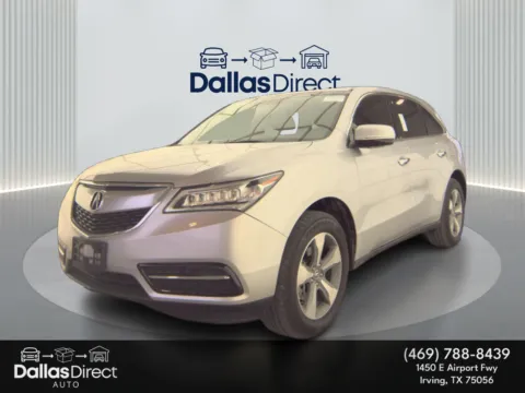 Silver 2015 Acura MDX 3.5L (A6) for sale in Irving, TX