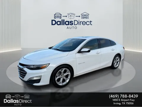 White 2020 Chevrolet Malibu LT for sale in Irving, TX