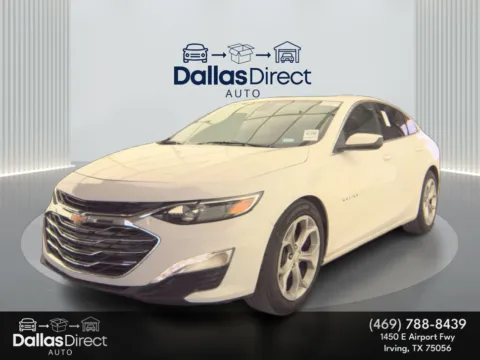White 2020 Chevrolet Malibu LT for sale in Irving, TX