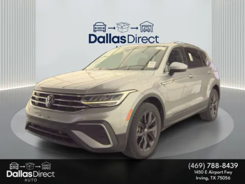 Silver 2022 Volkswagen Tiguan SE for sale in Irving, TX