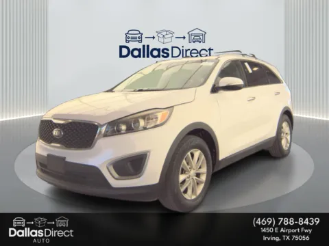 White 2016 Kia Sorento LX for sale in Irving, TX