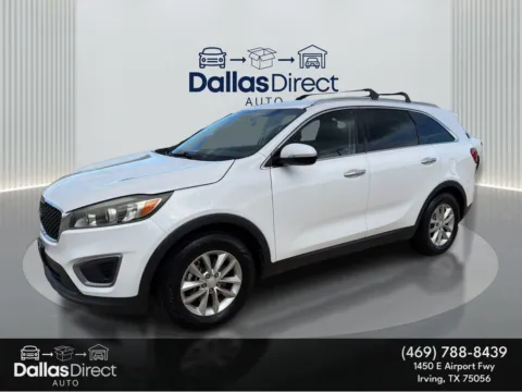 White 2016 Kia Sorento LX for sale in Irving, TX