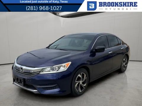 Black 2016 Honda Accord LX for sale in Irving, TX