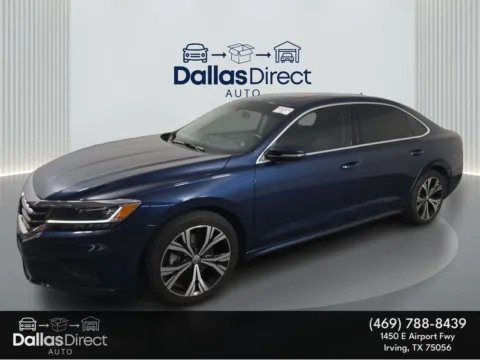 Blue 2022 Volkswagen Passat 2.0T SE for sale in Irving, TX