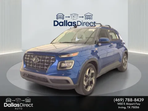Blue 2024 Hyundai Venue SEL for sale in Irving, TX