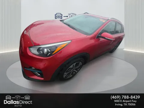 Red 2022 Kia Niro EV EX Premium for sale in Irving, TX