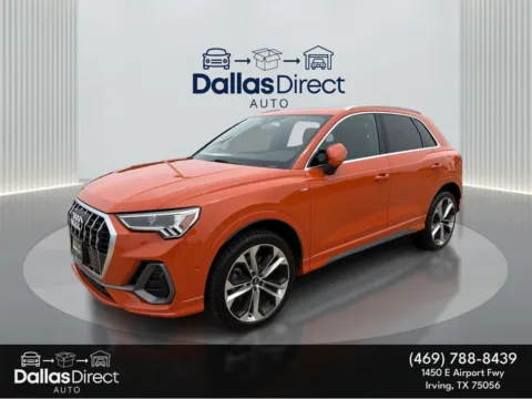 Orange 2019 Audi Q3 S line Prestige for sale in Irving, TX