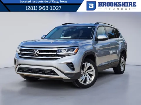 Silver 2023 Volkswagen Atlas 3.6L V6 SE w/Technology for sale in Irving, TX