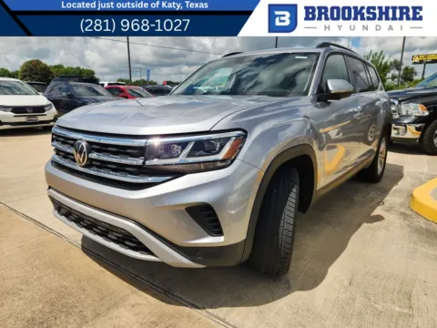 Silver 2023 Volkswagen Atlas 3.6L V6 SE w/Technology for sale in Irving, TX