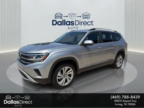 Silver 2023 Volkswagen Atlas 3.6L V6 SE w/Technology for sale in Irving, TX