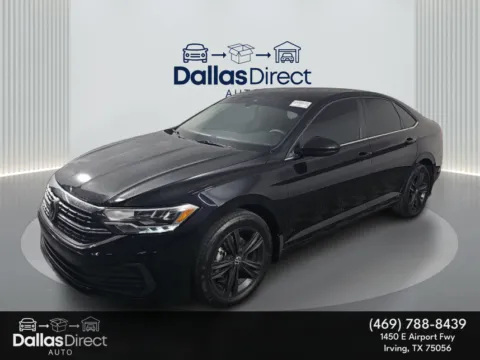 Black 2024 Volkswagen Jetta SE for sale in Irving, TX