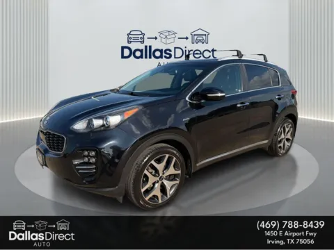 Black 2017 Kia Sportage SX Turbo for sale in Irving, TX