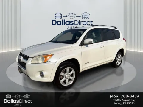White 2012 Toyota RAV4 Limited for sale in Irving, TX