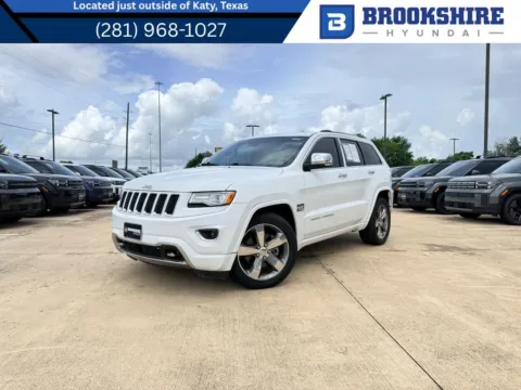 White 2015 Jeep Grand Cherokee Overland for sale in Irving, TX