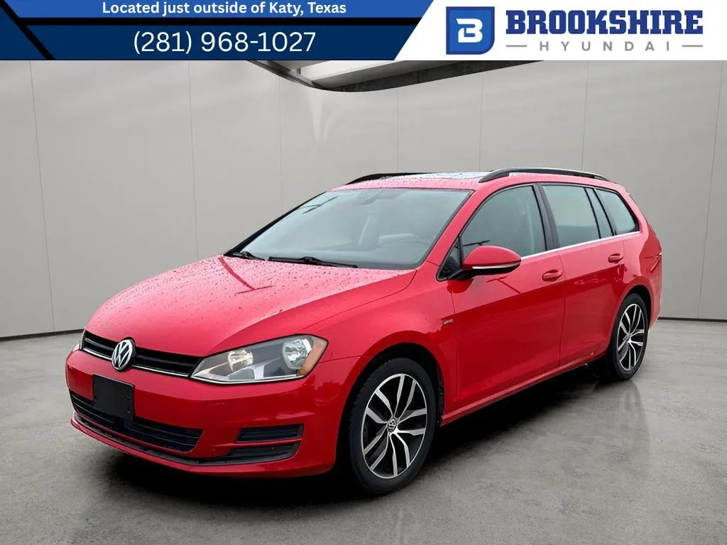 Red 2016 Volkswagen Golf SportWagen TSI Limited Edition for sale in Irving, TX