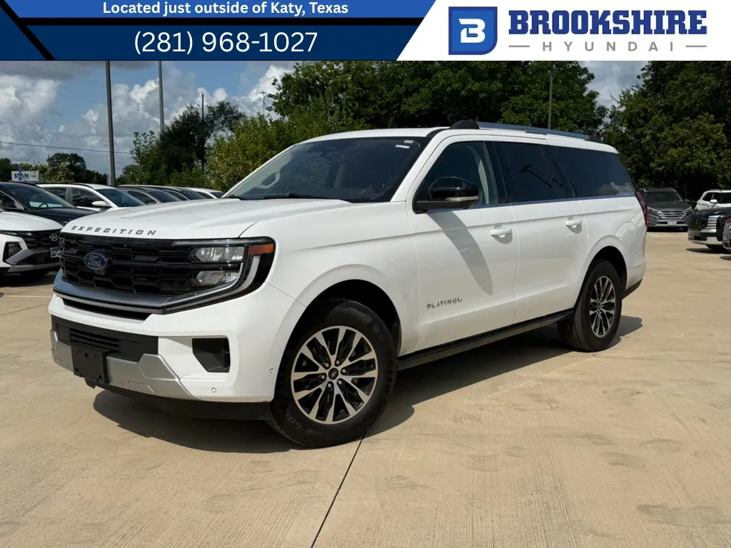 White 2025 Ford Expedition MAX Platinum for sale in Irving, TX